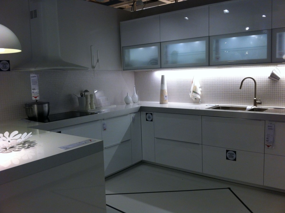 Икеа кухня метод Рингульт светло серая