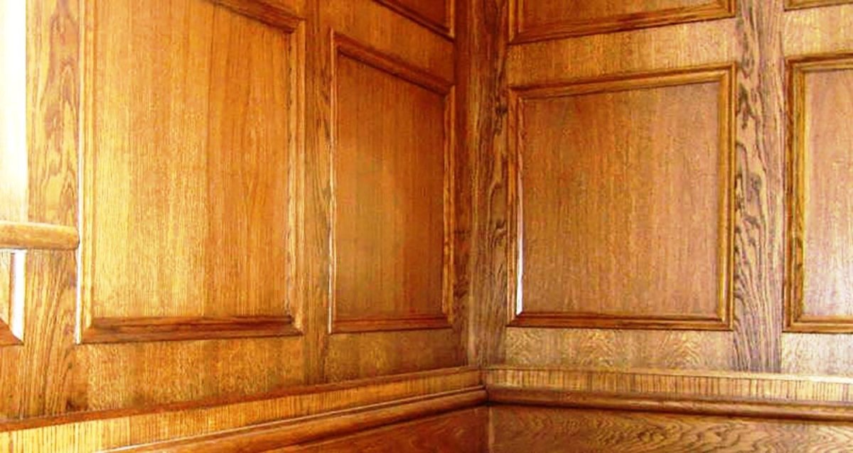 Стеновые панели из дуба для внутренней отделки