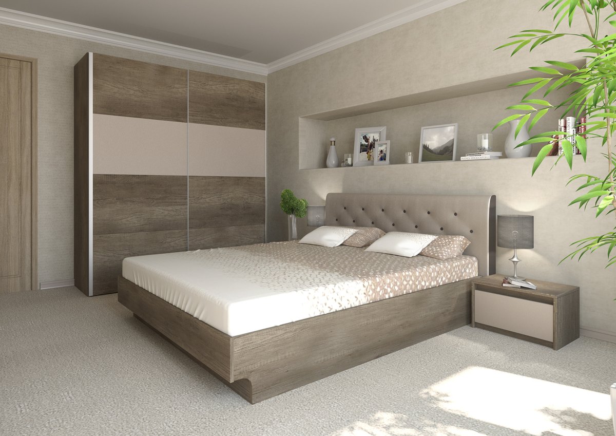 Спальня с гардеробной