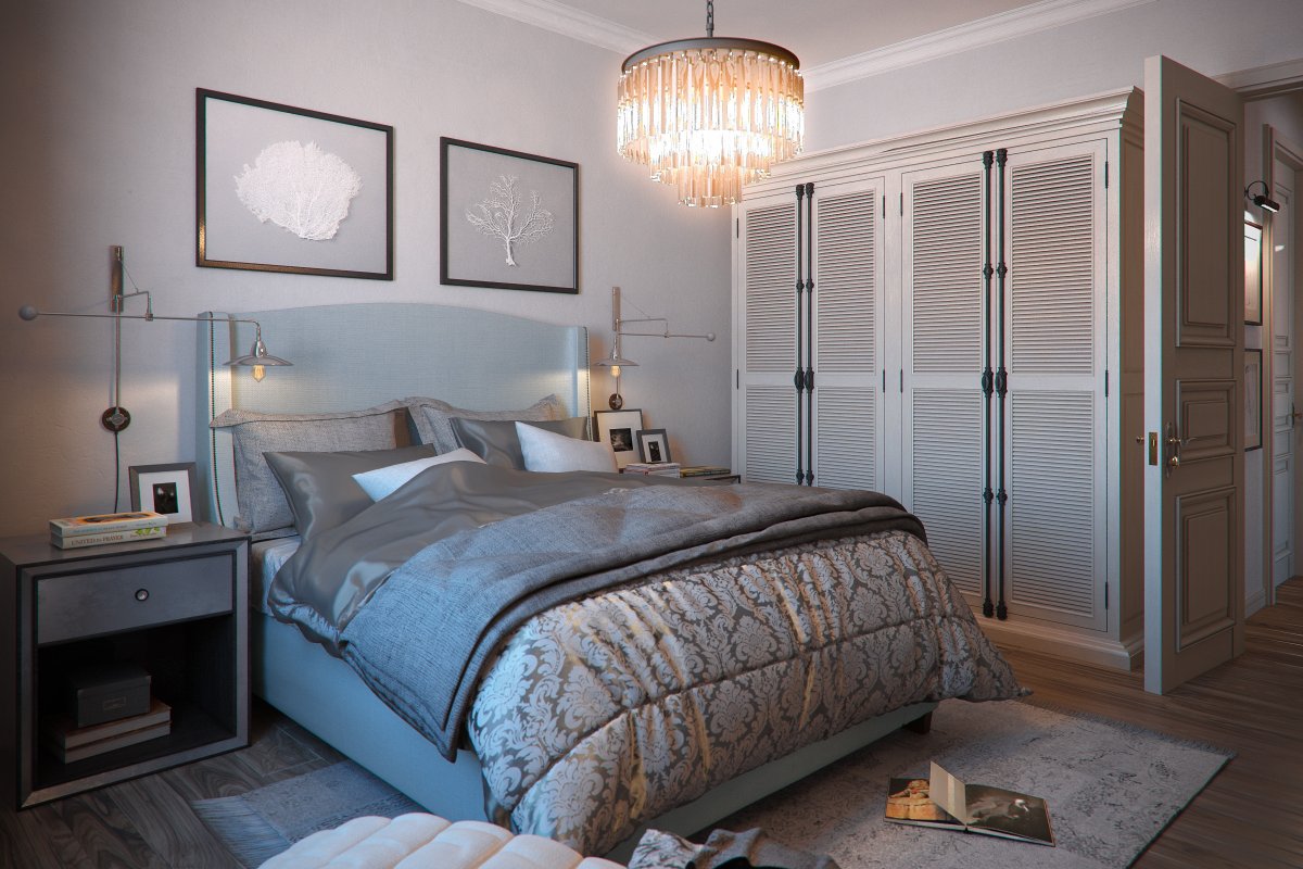 Спальня 8 кв м планировка