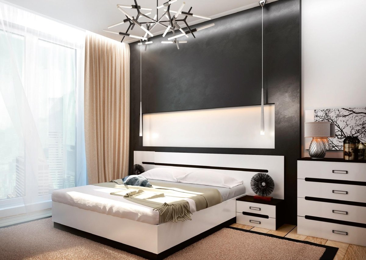 Маленькая спальня с угловым шкафом