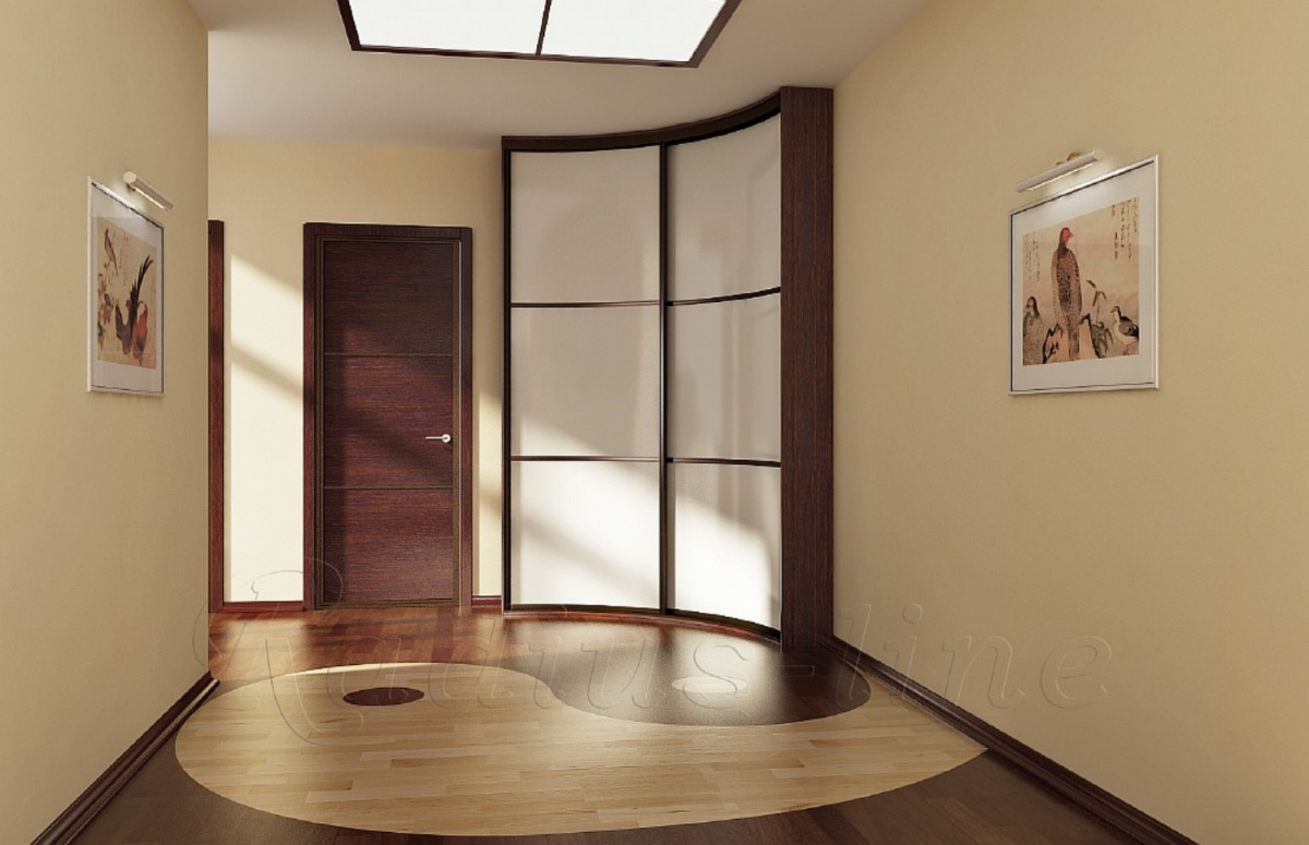 Радиусный шкаф купе