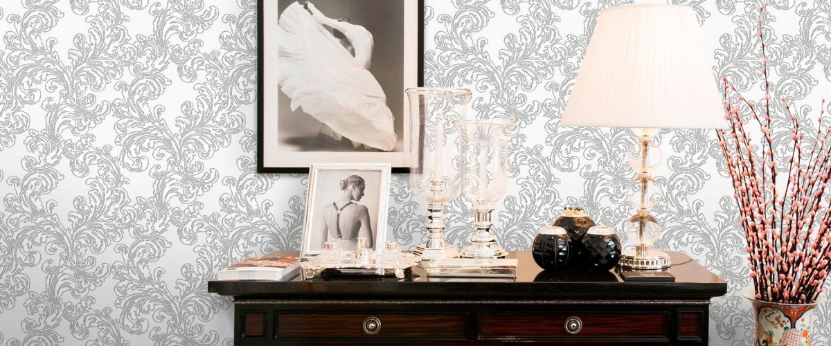 Спальня в серебристых тонах