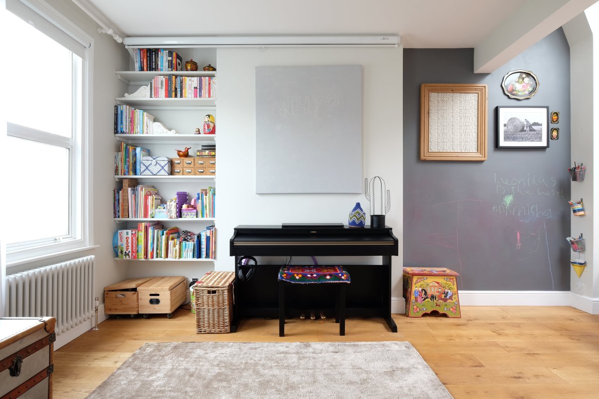 Пианино в интерьере детской