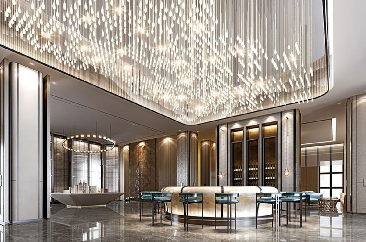 Лобби отеля интерьер