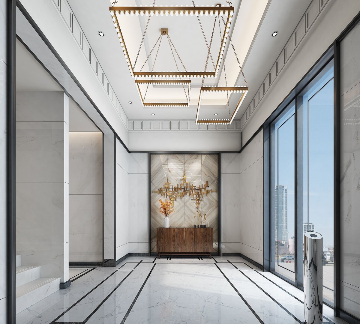 Интерьер вестибюля