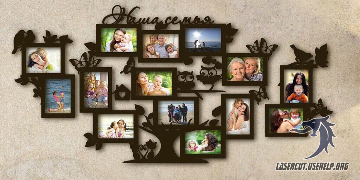 Фоторамки из дерева