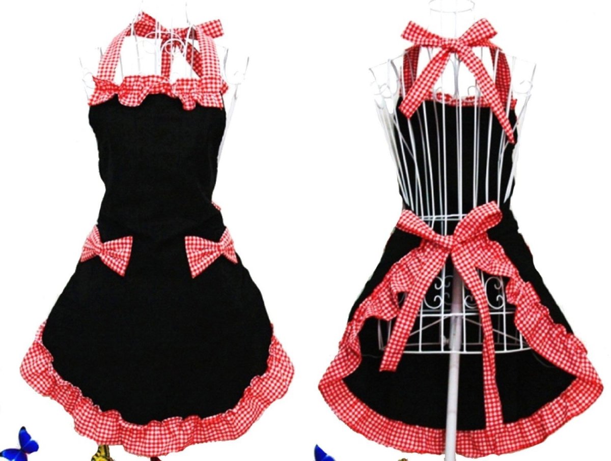 Выкройка фартука французской горничной