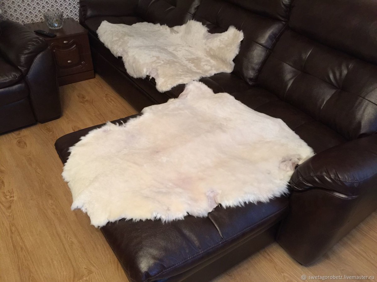 Шкура овчины в интерьере