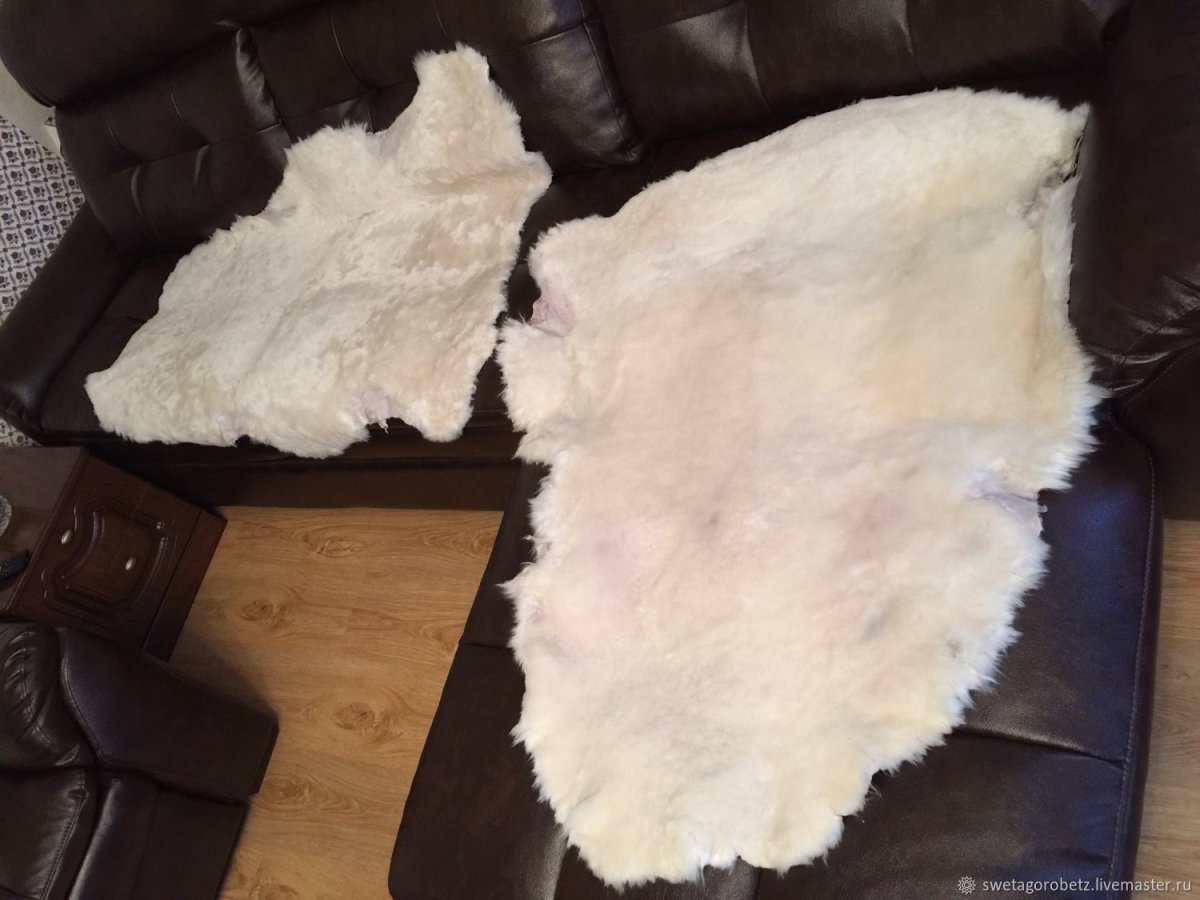 Меховые накидки из овечьей шерсти
