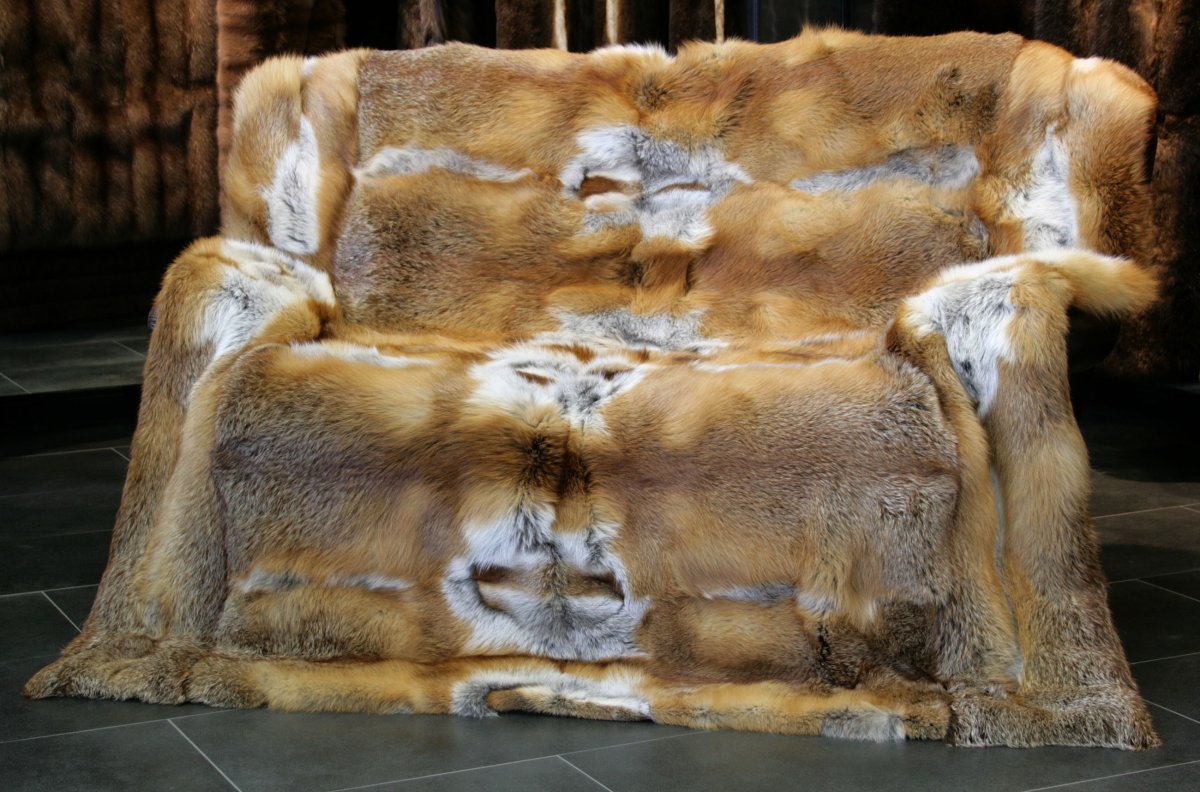 Одеяло из натурального меха