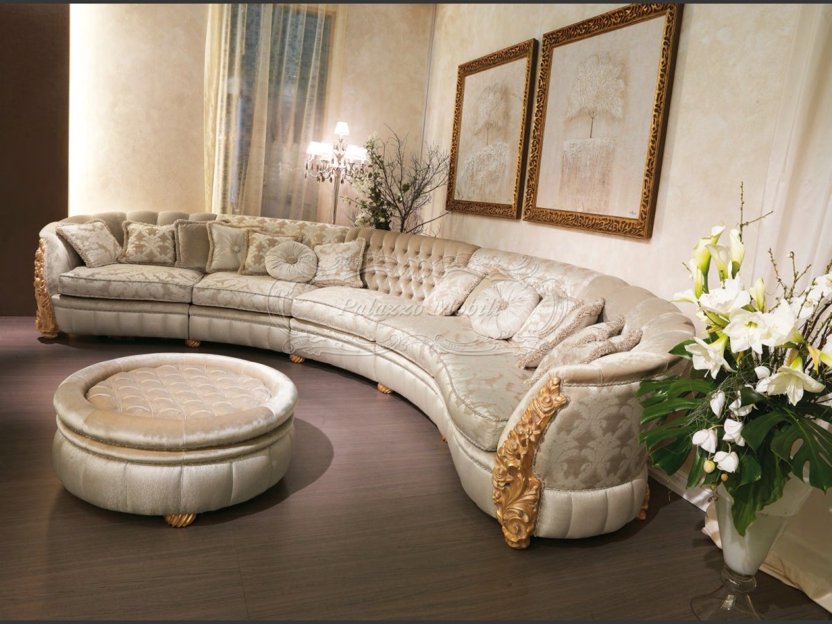 Диван полукруглый