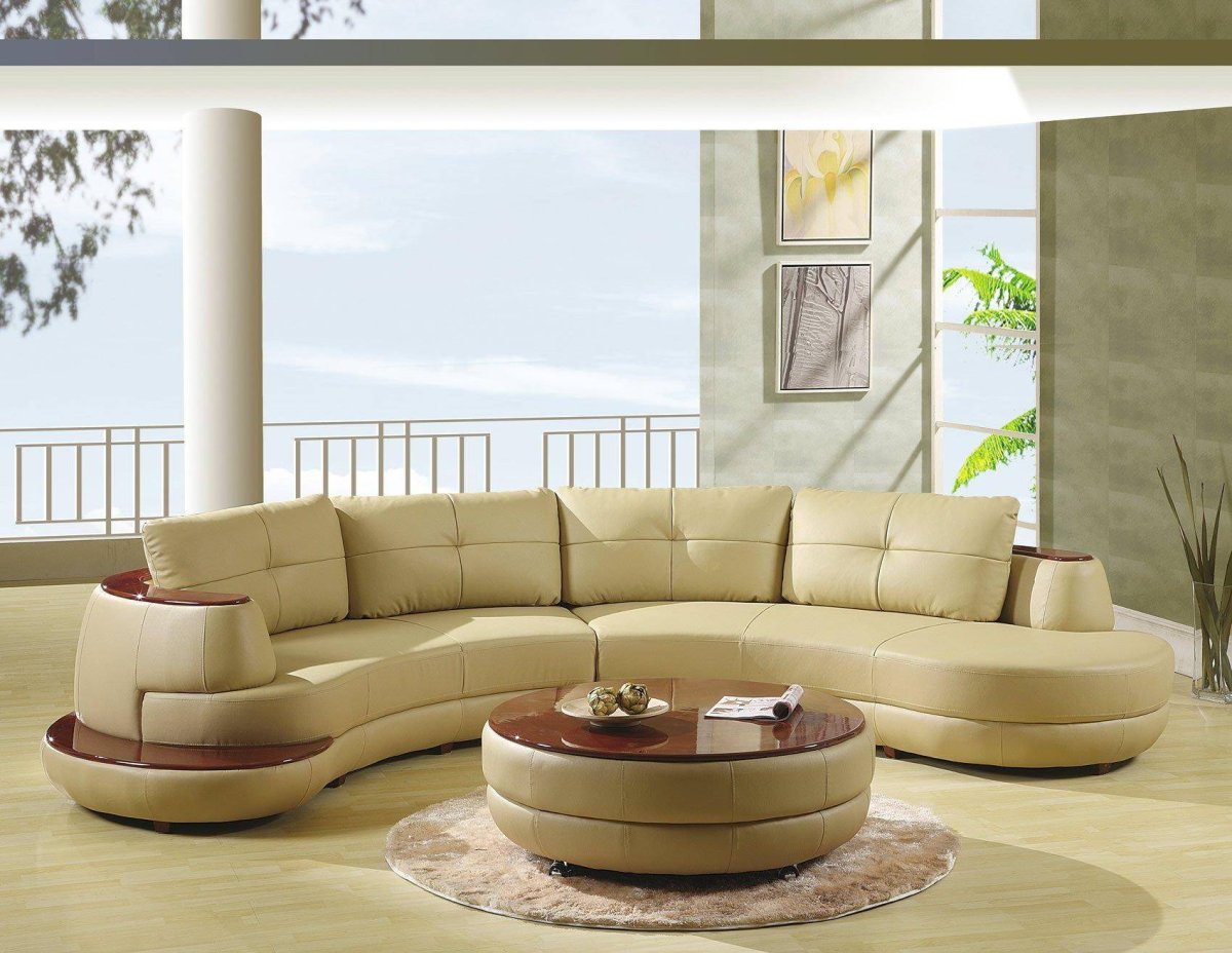 Диван полукруглый в гостиную