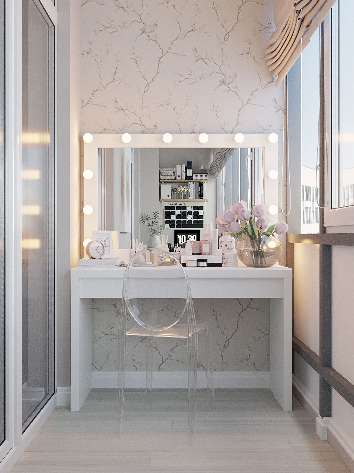 Панно из зеркал