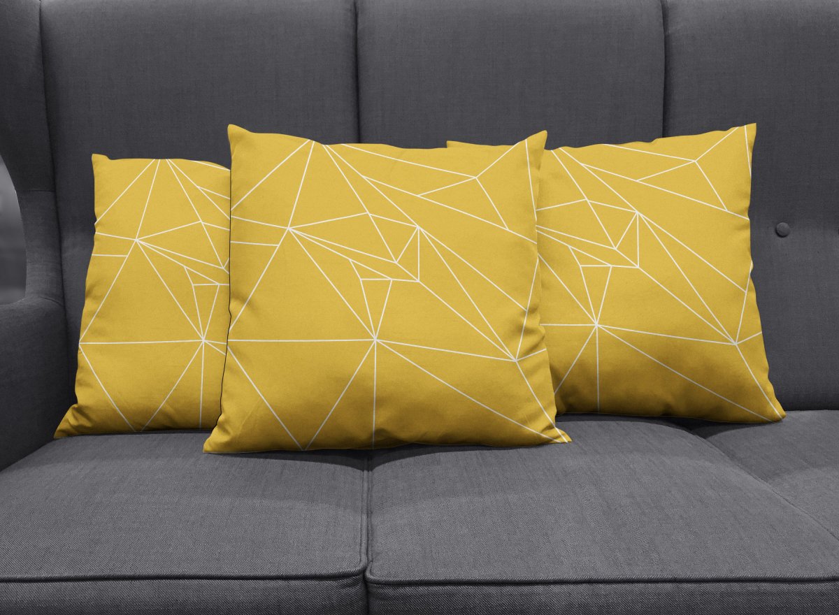 Подушка желтый