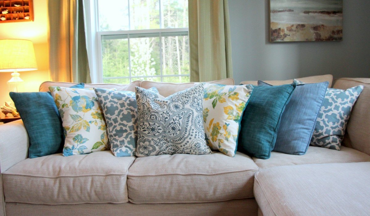 Sofa with Pillows