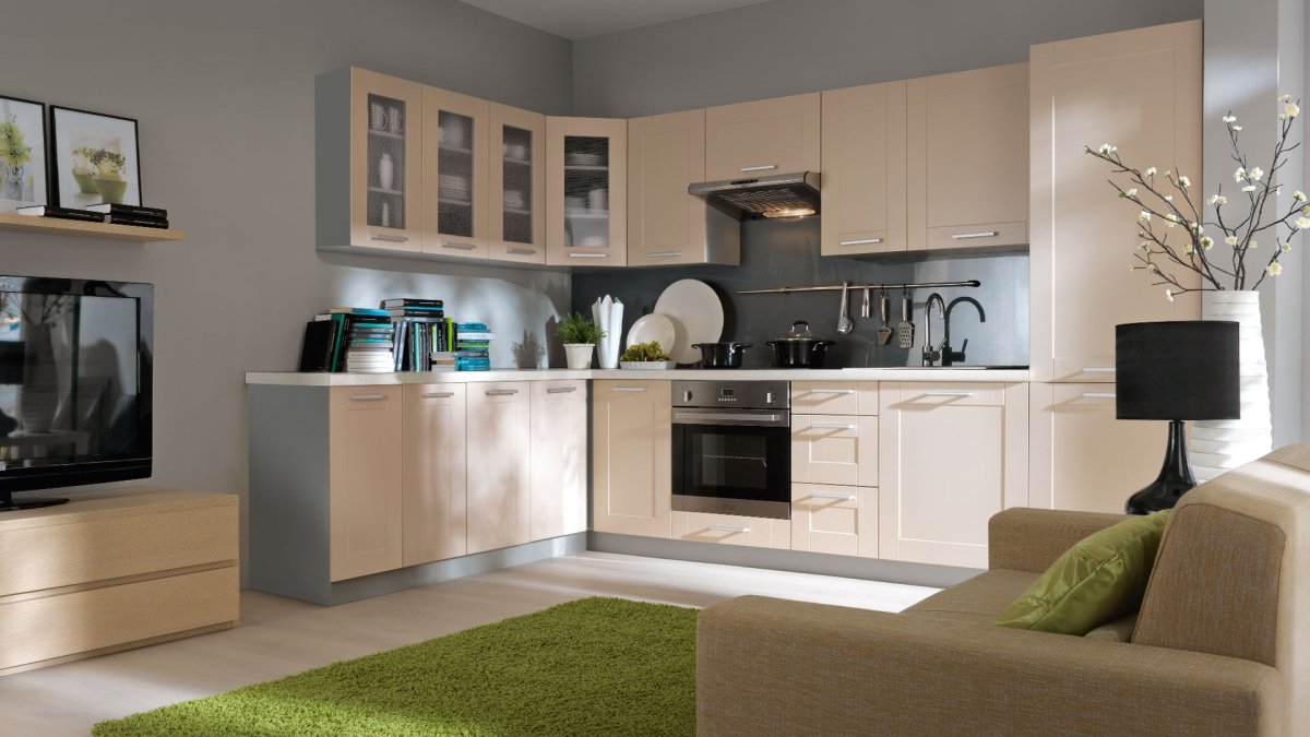 Кухня в светлых тонах