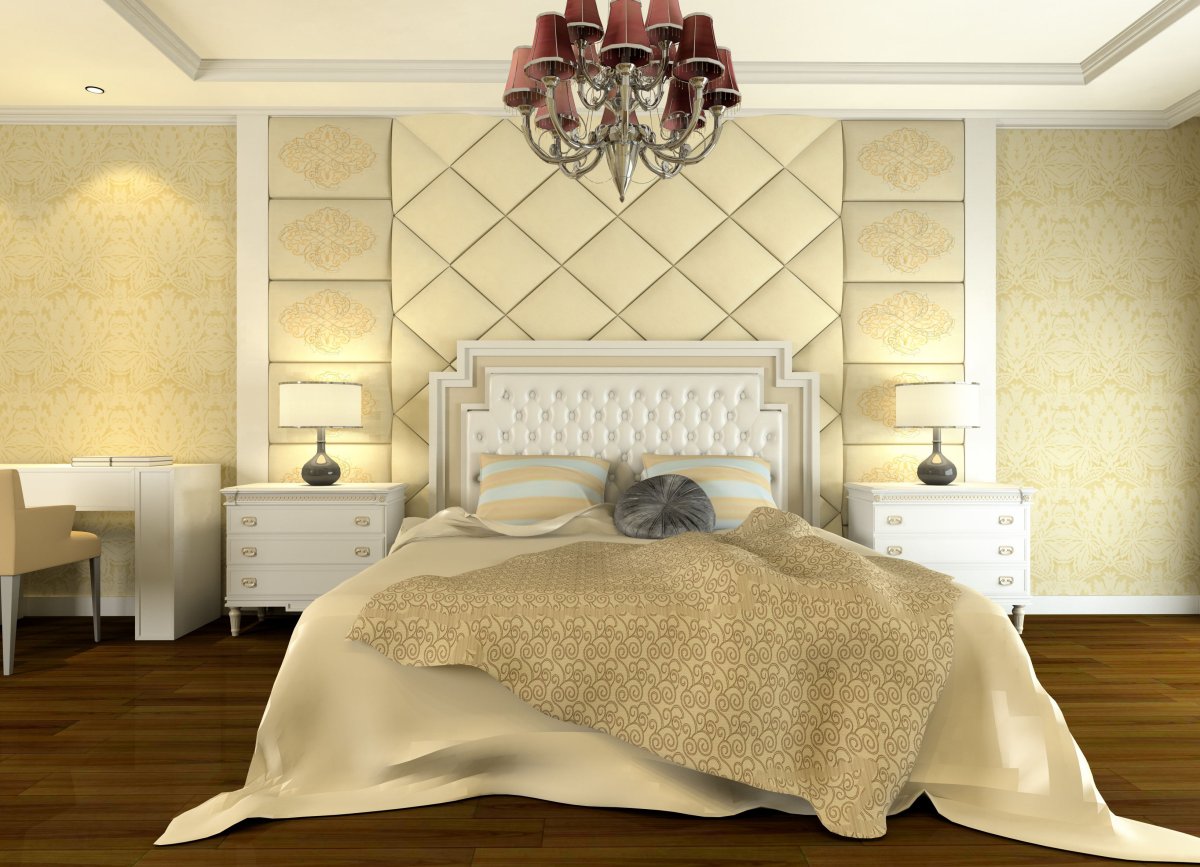 Мягкие стеновые панели для спальни