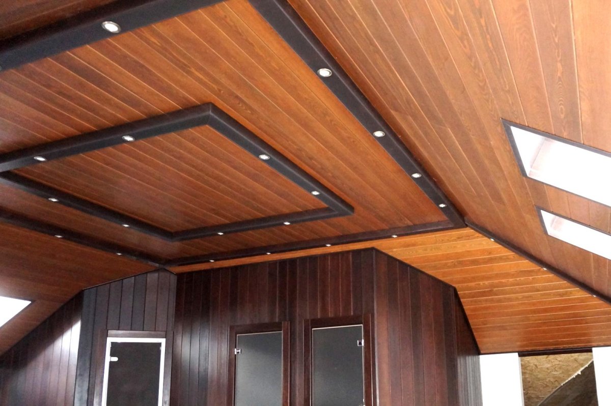 Отделка имитацией бруса внутри