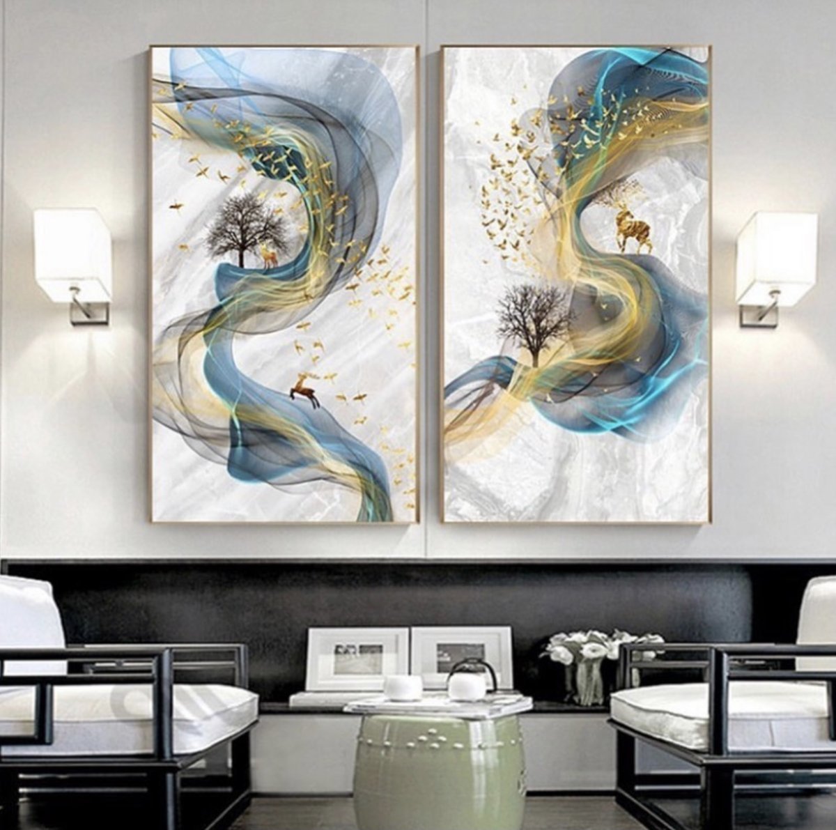 Современная Графика в интерьере