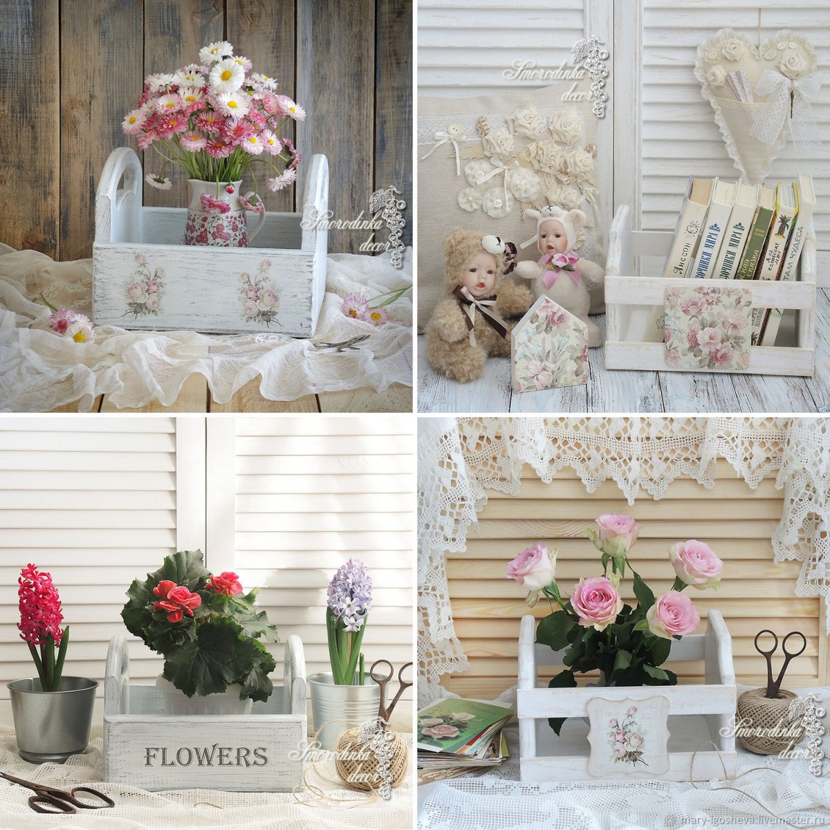 Декоративные ящики в интерьере