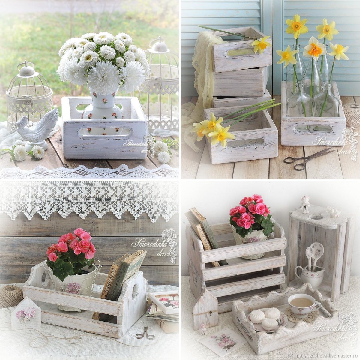 Интерьерные ящики для цветов