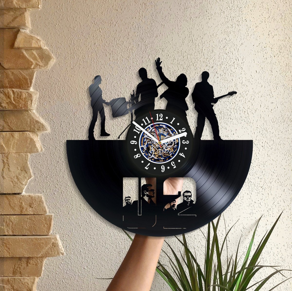 Декор виниловыми пластинками