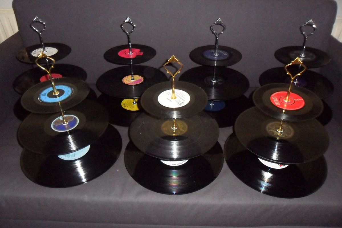 Фотосессия с виниловыми пластинками