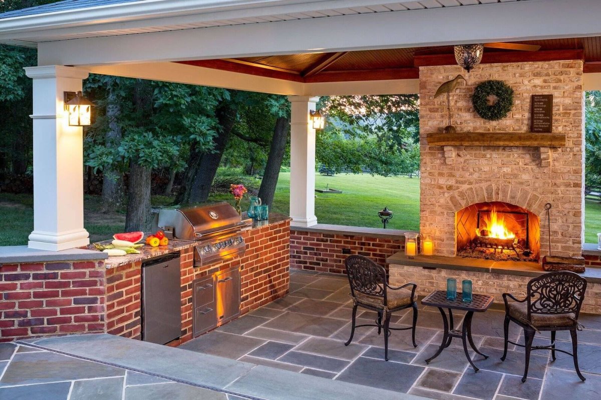 Столешницы для барбекю из камня