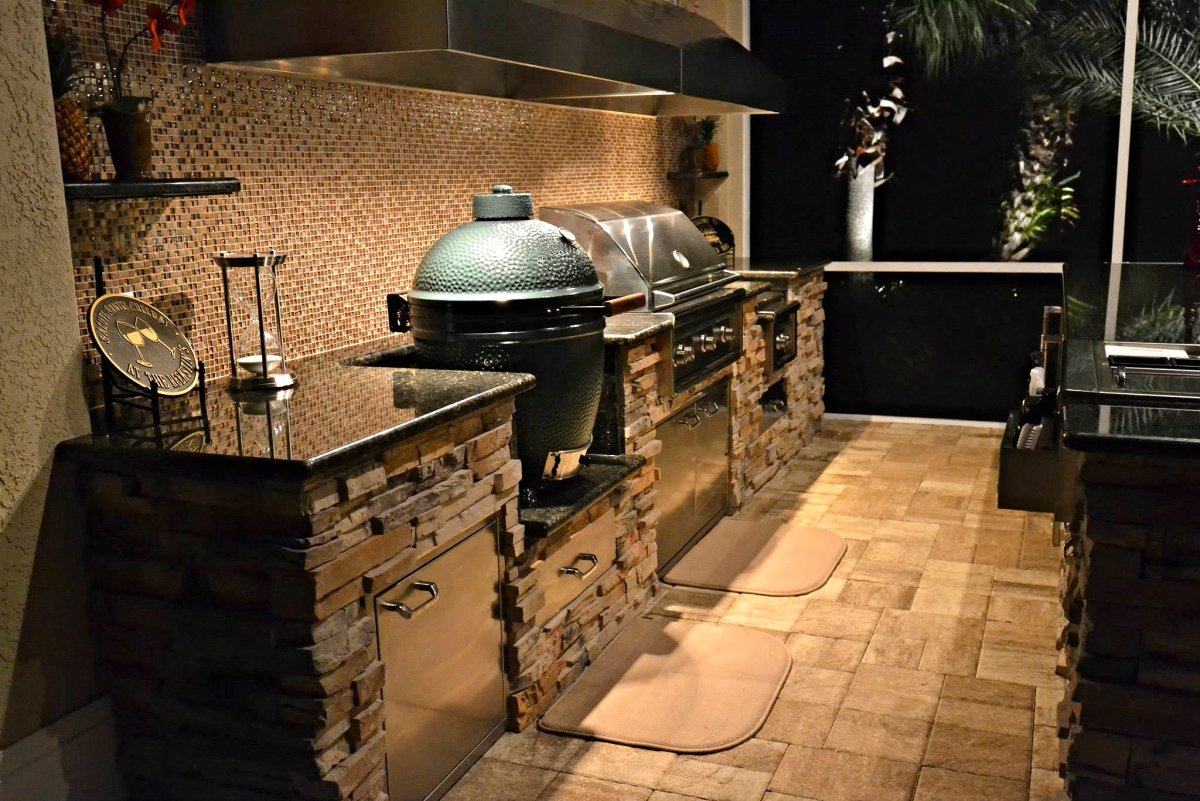 Летняя кухня гриль