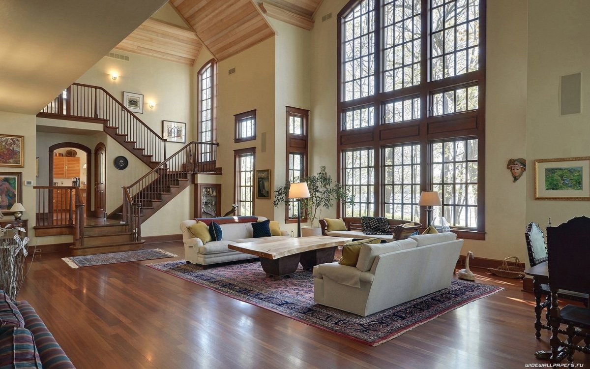 Роскошные лестницы в интерьере