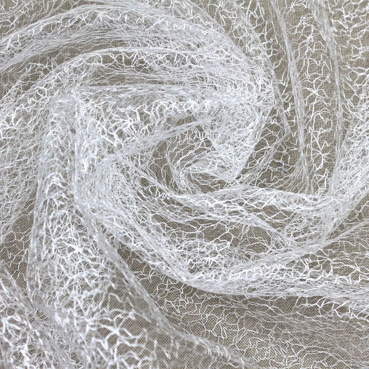Тюль сетка паутинка белый 280