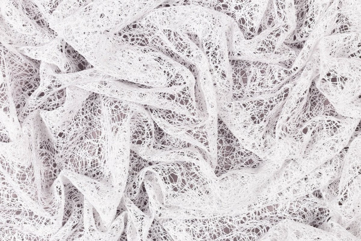 Белая сетка паутинка Верди