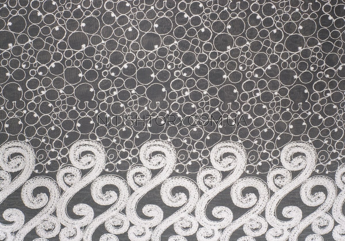 Тюль сетка Невада шампань