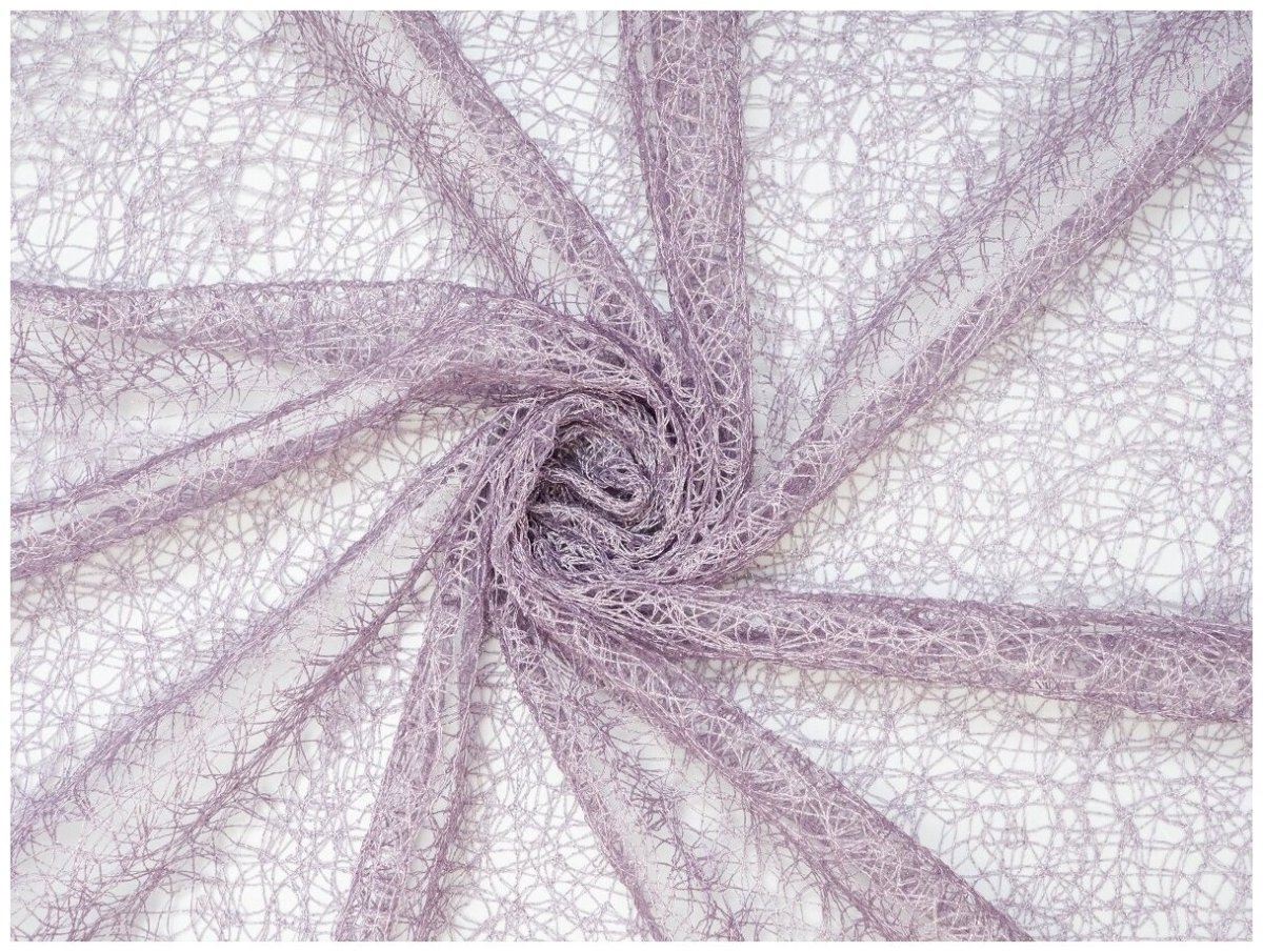 Тюль для кухни паутинка