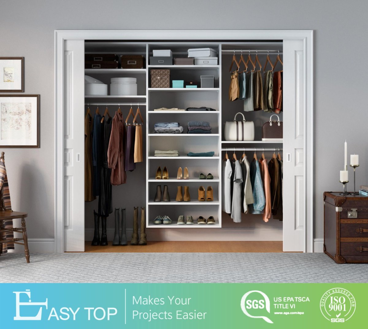 Гардеробный шкаф купе