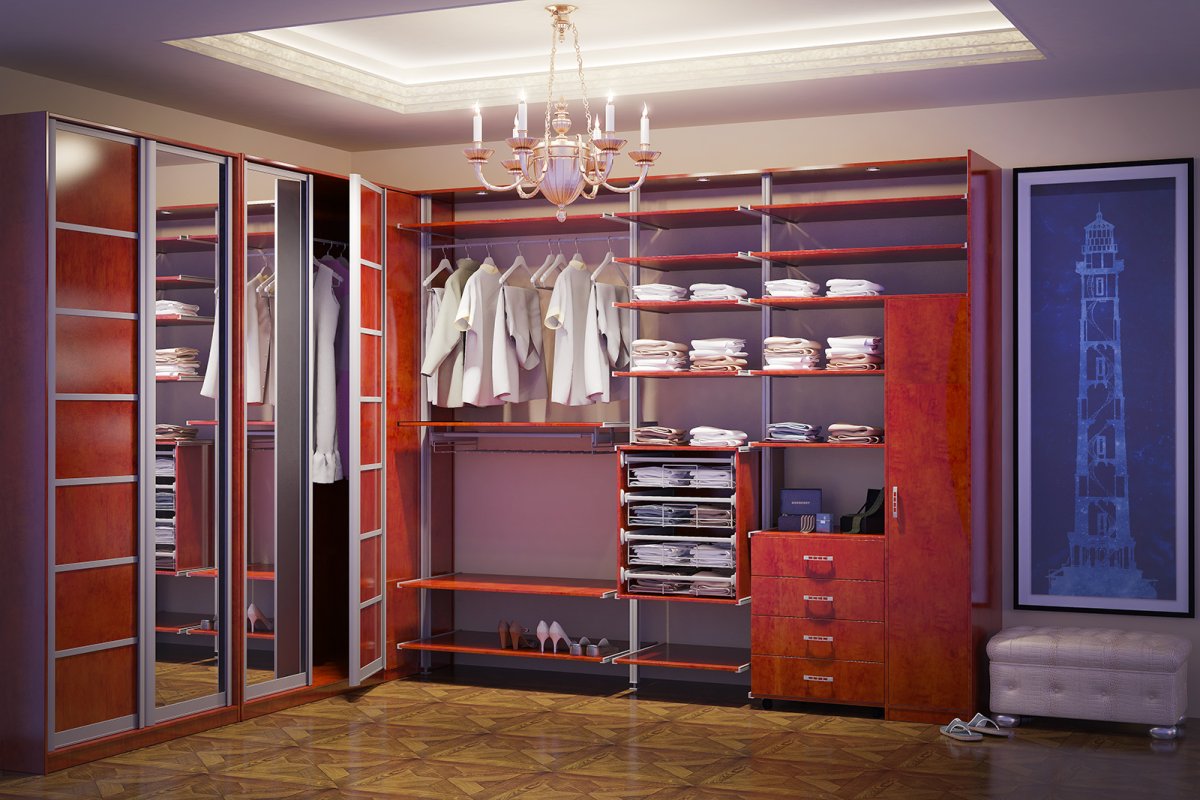 Леруа Мерлен гардеробные