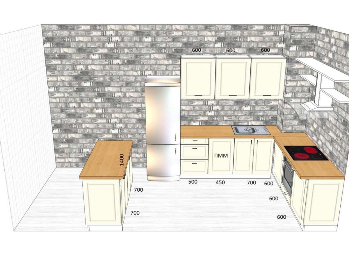 Кухня икеа лидинго