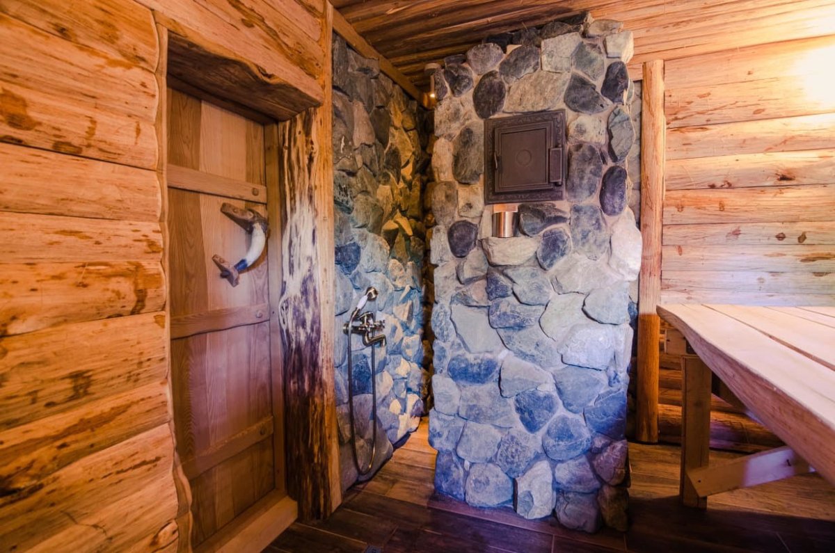 Отделка старой бани