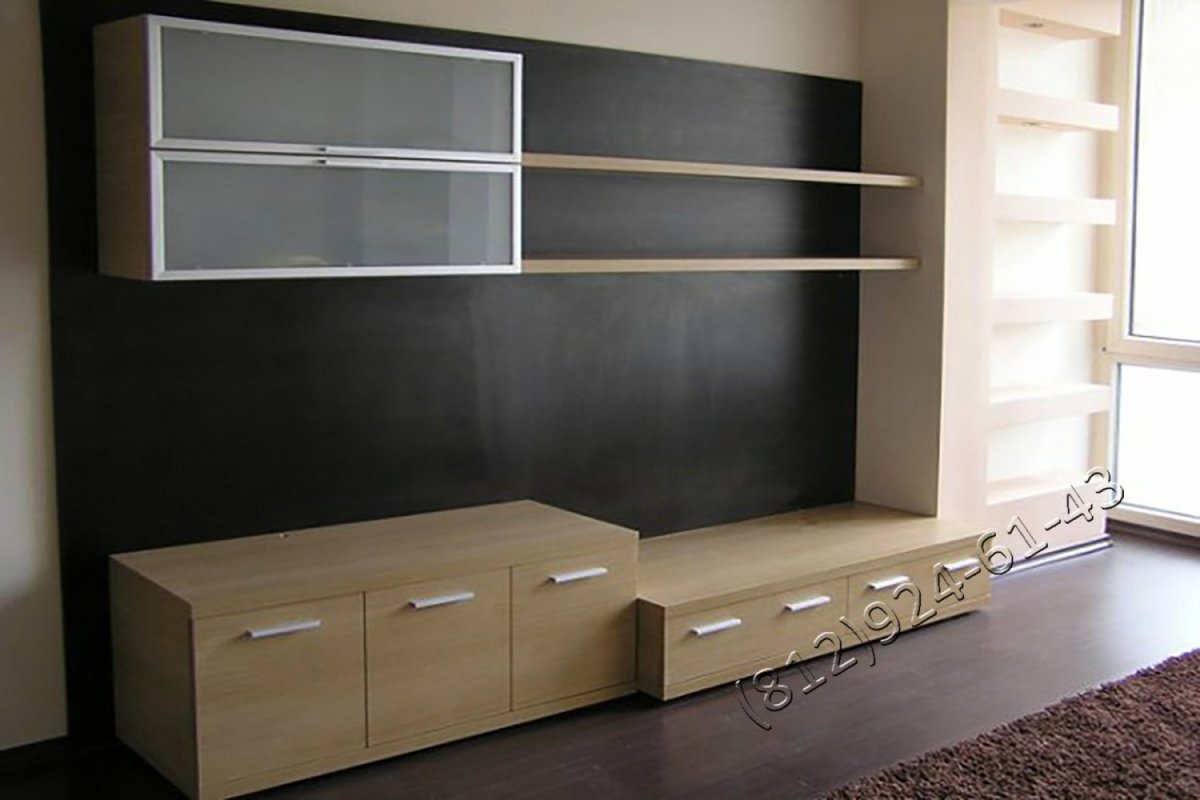Современная стенка в гостиную под телевизор