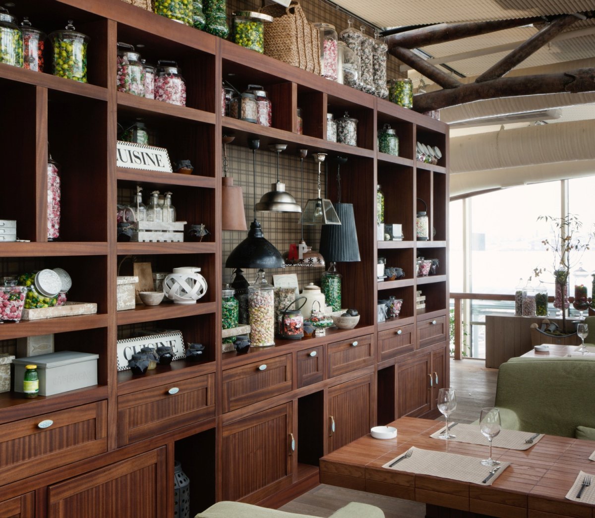 Кофейные полки