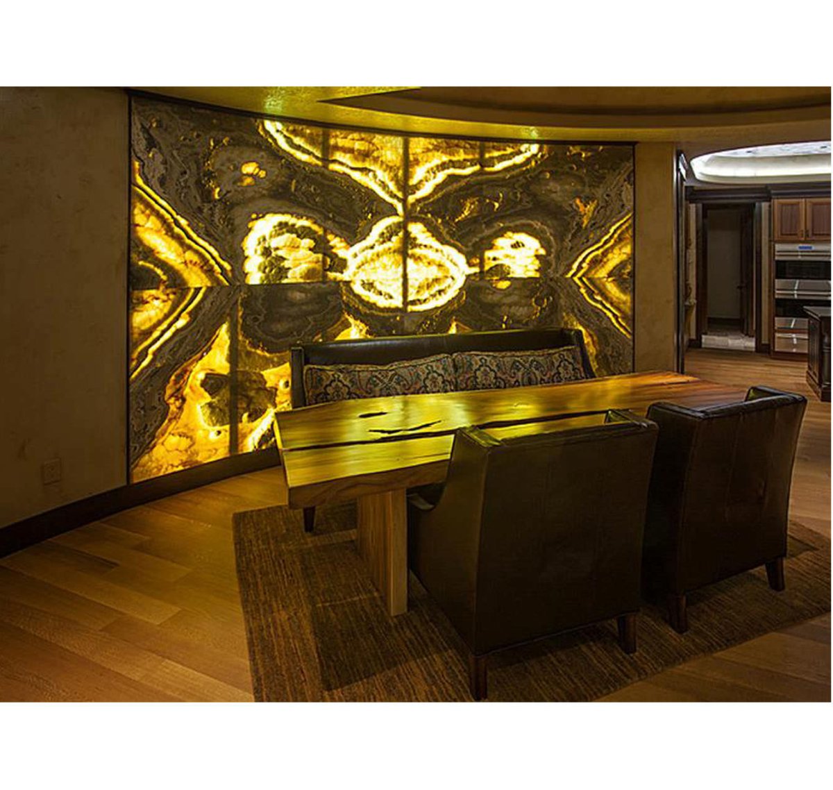 Оникс слэб с подсветкой