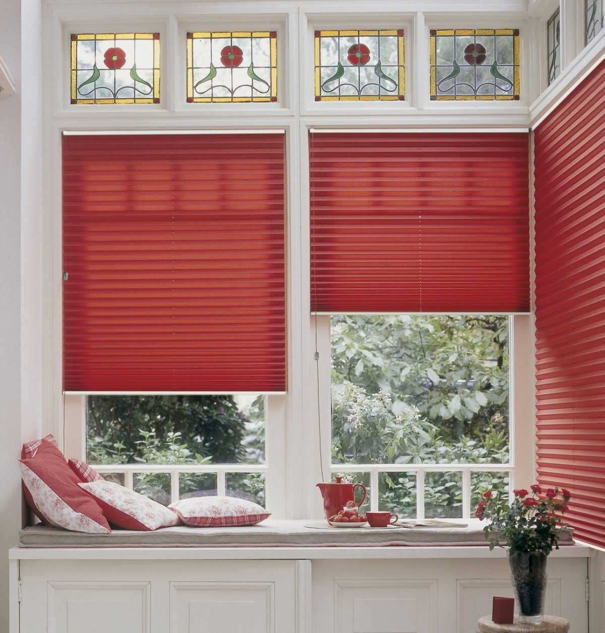 Римские шторы снизу вверх