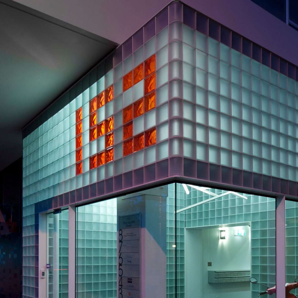 Стеклоблоки в архитектуре