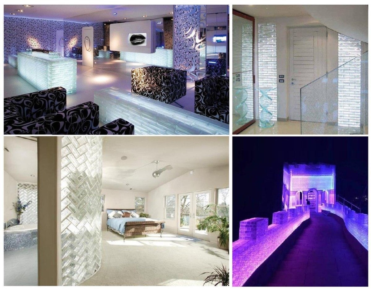 Стеклоблоки 200х200х100