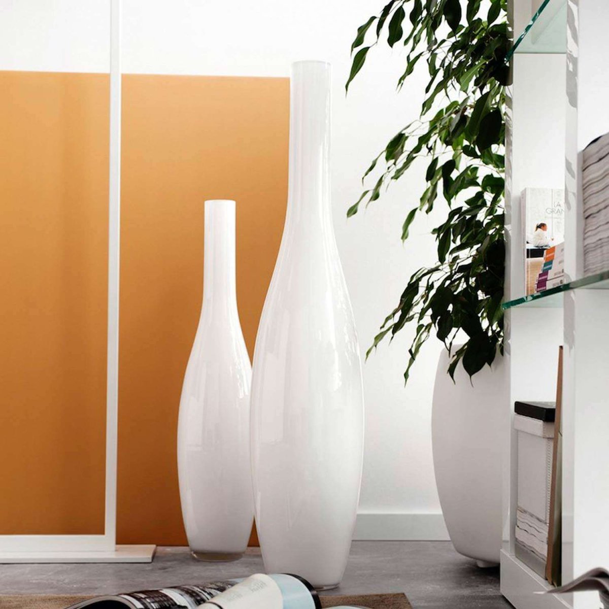 Напольные вазы для интерьера