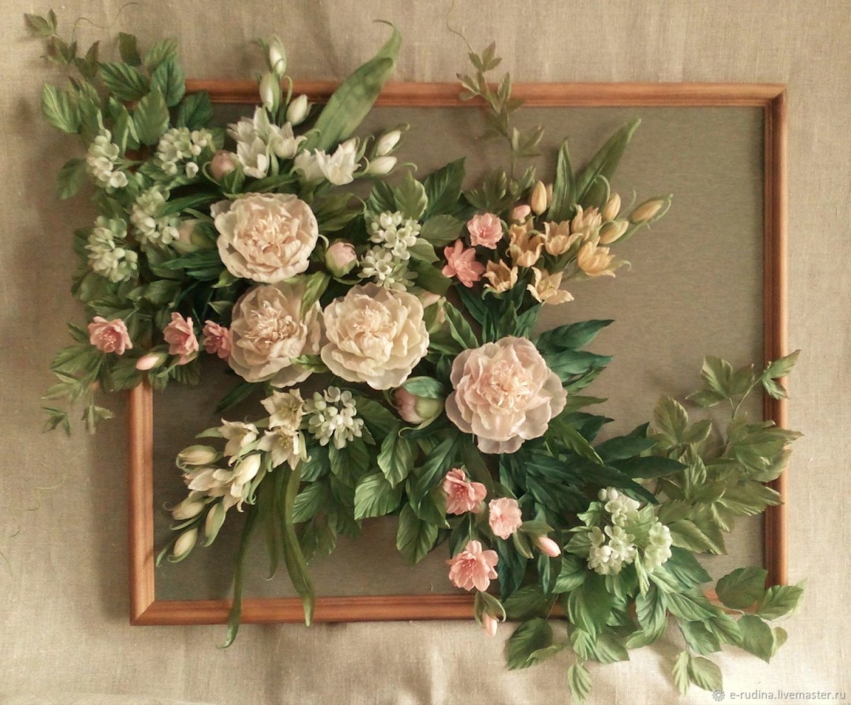 Вертикальный декор на стену