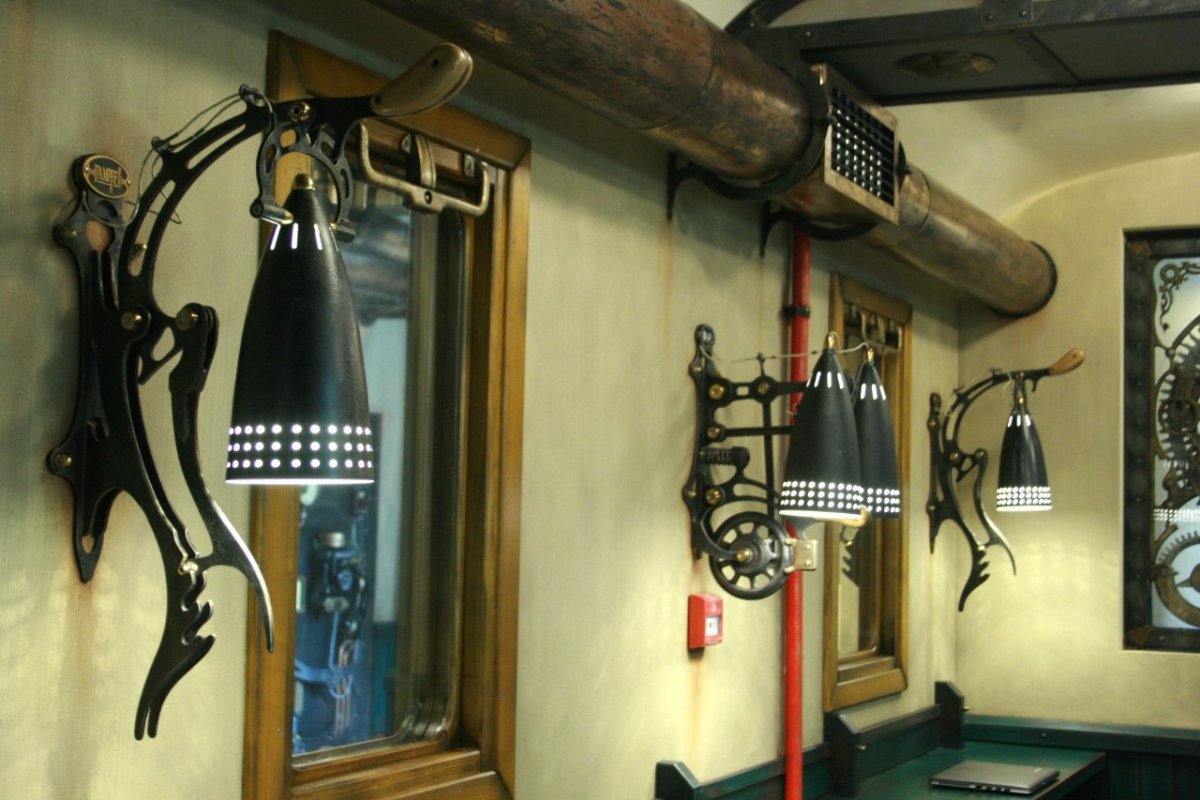 Потолок в стиле стимпанк