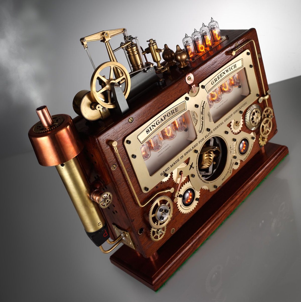 Коллаж интерьера стимпанк стиль