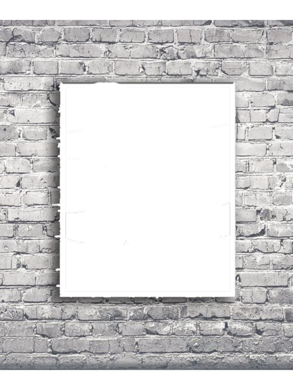 Белые рамки с наградами на белой стене вокруг белого телевизора